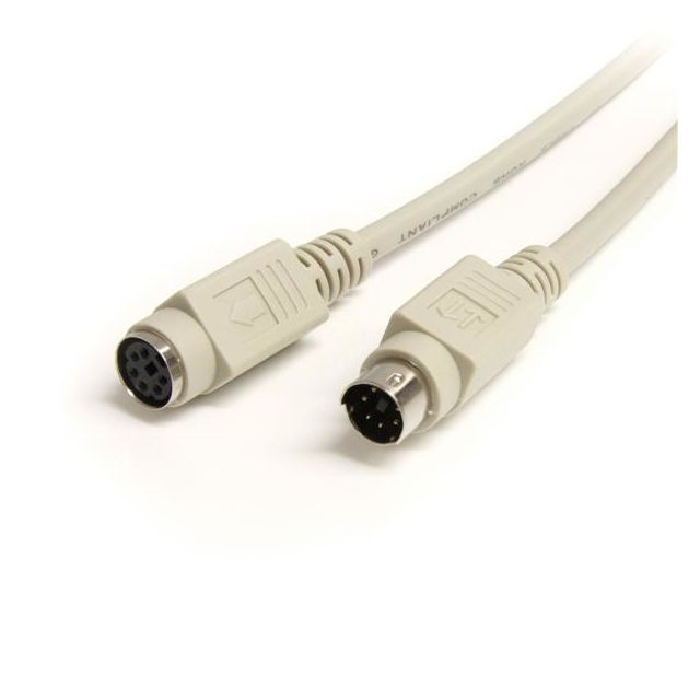 Startech - StarTech.com 6 ft. PS/2 Keyboard/Mouse Extension Cable câble PS/2 1,83 m Beige - Startech