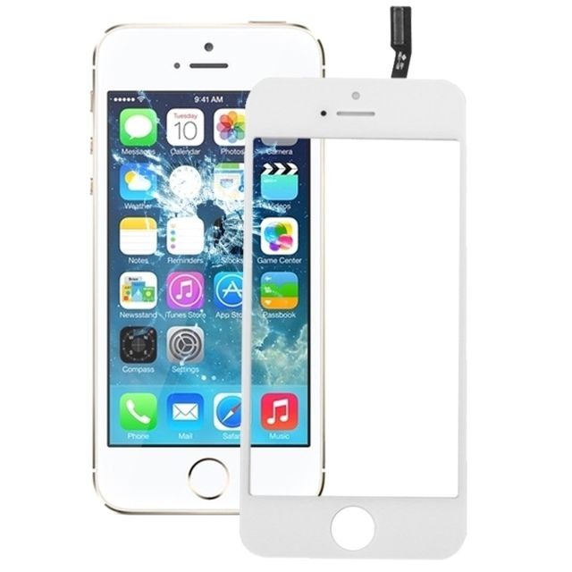 Wewoo - Blanc pour iPhone 5C et 5S pièce détachée Câble écran tactile Wewoo  - Autres accessoires smartphone