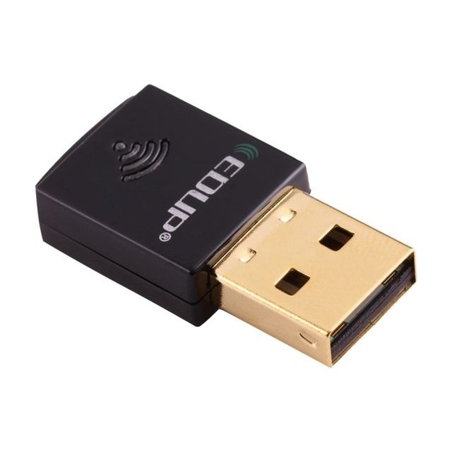 Carte réseau Clé Wifi USB noir pour Nootbook / ordinateur portable / PC EP-AC1619 Mini USB sans fil 600Mbps 2.4G / 5.8Ghz 150M + 433M double bande carte réseau WiFi