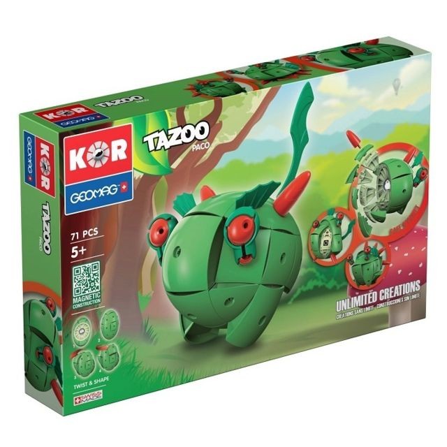 Magnétiques Geomag Kor geomag tazoo paco (71 pieces)