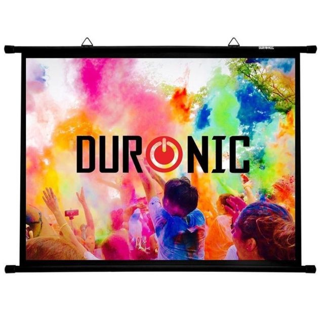 Duronic - Duronic BPS90 /43 Ecran de projection avec barres et crochets pour vidéoprojecteur - Toile de 90"" ou 229 cm (183 x 137 cm) - Ecran de projection