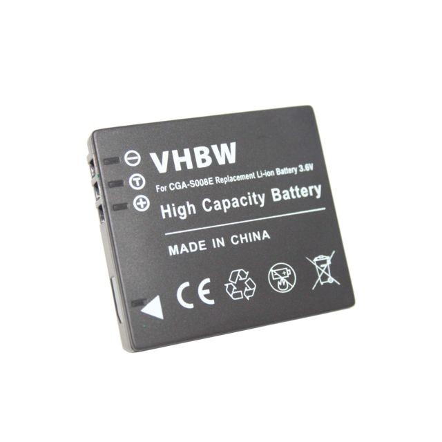 Vhbw - vhbw batterie compatible avec Panasonic HM-TA1, SDR-S10, SDR-S10E, SDR-S10EG-K, SDR-S10EG-S, SDR-S15, SDR-S26 appareil photo DSLR (600mAh, 3.6V) Vhbw  - Accessoire Photo et Vidéo