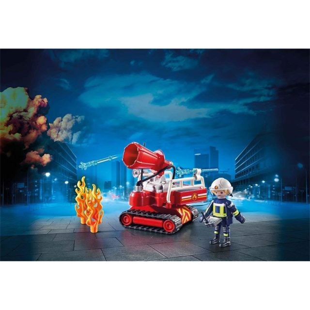 Playmobil PLAYMOBIL 9467 City Action - Pompier avec robot d'intervention