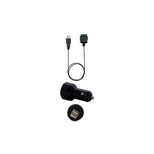 Chargeur secteur téléphone Blueway Mini chargeur allume-cigare 2 USB iPhone 2 ampères