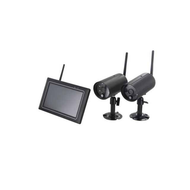 Caméra de surveillance connectée Chacon CHACON Caméra sans fil avec écran tactile IP