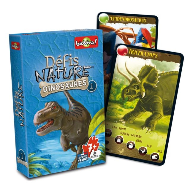 Jeux de cartes Defis Nature Défis Nature - Dinosaures 1