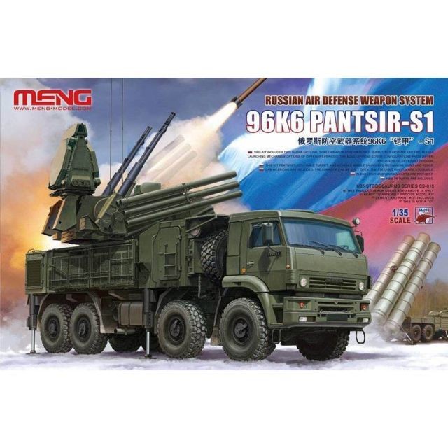 Meng - Maquette Lance Missile Russian Air Defense Weapon System 96k6 Pantsir-s1 Meng  - Chars Meng