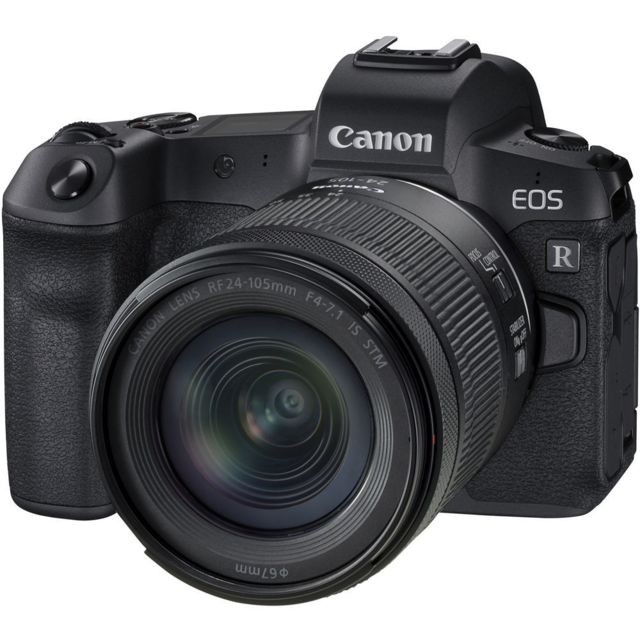 Canon - CANON EOS R KIT RF 24-105mm F4-7.1 IS STM - Black friday photo Appareil Photo