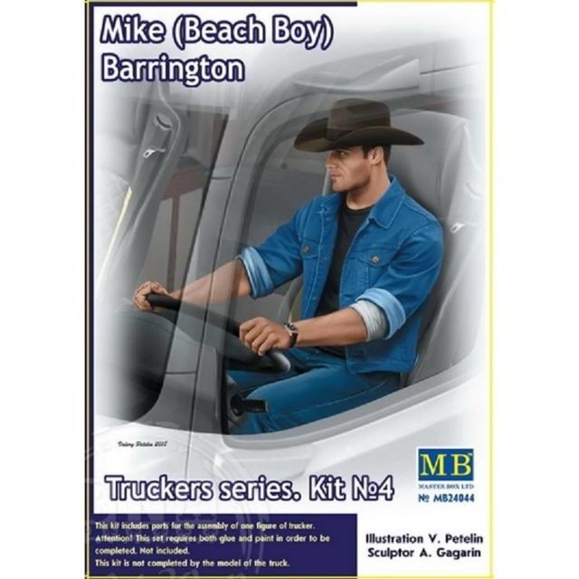 Master Box - Figurine Mignature Mike (beach Boy) Barrington Truckers Serie Kit No.4 Master Box  - Master Box