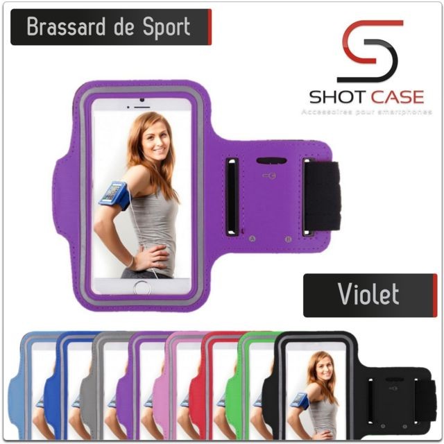 Shot Brassard Sport Samsung Galaxy S4 Mini Housse Etui Coque (VIOLET)