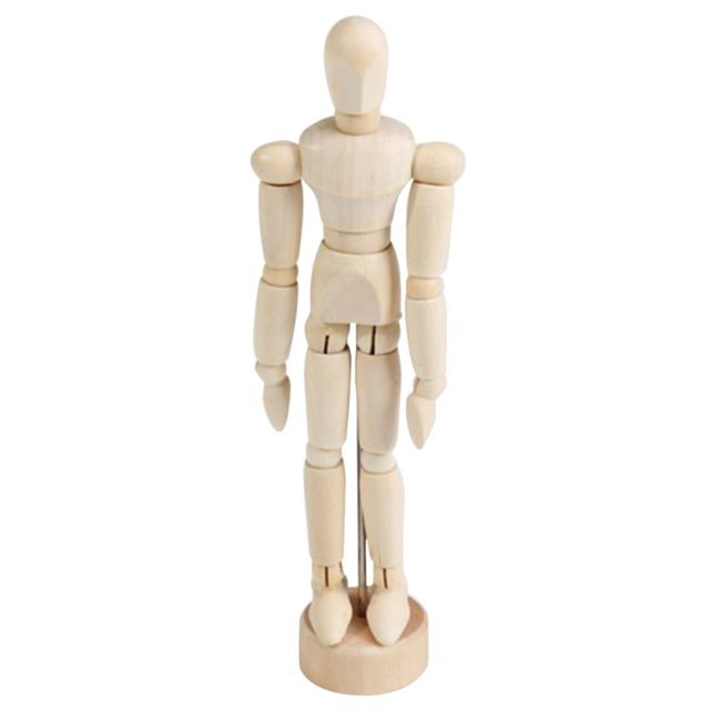 marque generique - poupée mannequin mini figurine en bois marque generique - Poupon jouet