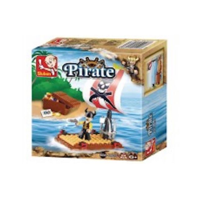 Sluban - Briques Compatibles Lego - Construction - Pirate - Radeau De Pirates - Sluban Sluban  - Jeux de construction Sluban
