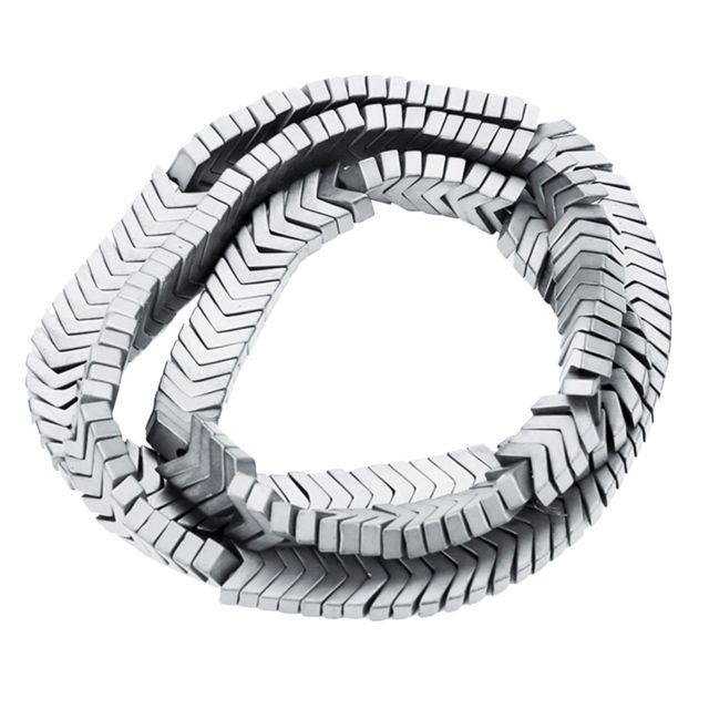 marque generique - 1 brin hématite en forme de vrac perles bracelets collier bricolage fabrication d'argent marque generique  - marque generique