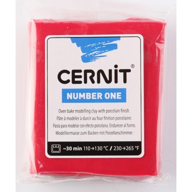 Cernit - Pâte Cernit n°1 56 g Rouge Noel (463) - Cernit Cernit  - Cernit