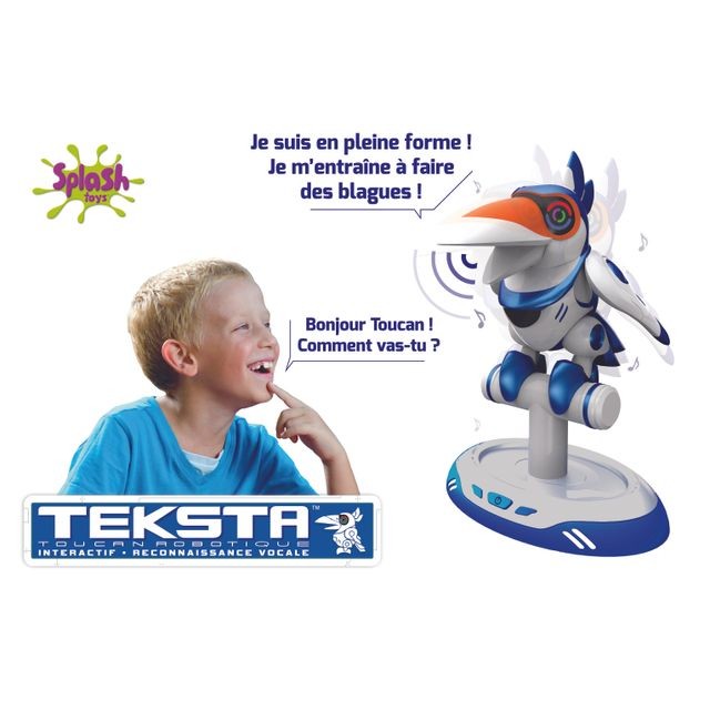 Splash Toys - TEKSTA - Toucan à reconnaissance vocale - 30640 - Multimédia