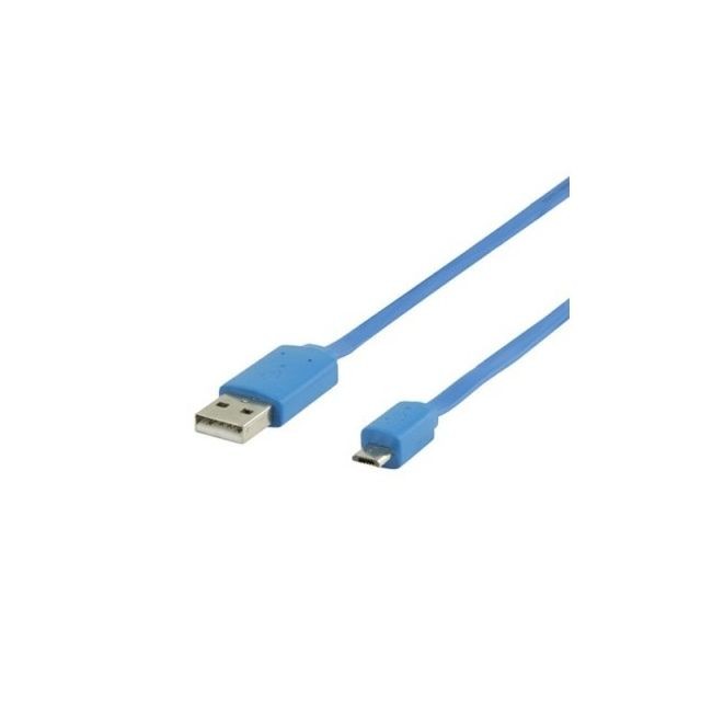 Connectland - Câble USB-B vers MICRO USB -B pour chargeur téléphone Réf.0107128 - USB-V2-A-M-MICRO-B-M - Connectland