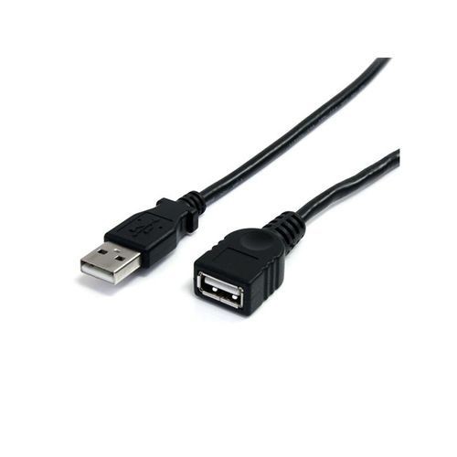 Startech - Câble d'extension noir USB 2.0 A vers A 1,8 m - mâle/femelle - Câble et Connectique