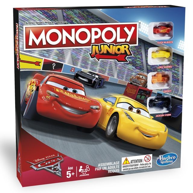 Monopoly - MONOPOLY JUNIOR CARS - C13431010 Monopoly   - Monopoly