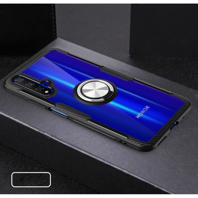 marque generique - Coque en TPU avec béquille noir/argent pour votre Huawei Honor 20 marque generique  - Accessoire Smartphone