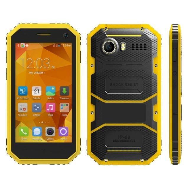 Yonis - Smartphone Antichoc Android 10 - Smartphone robuste