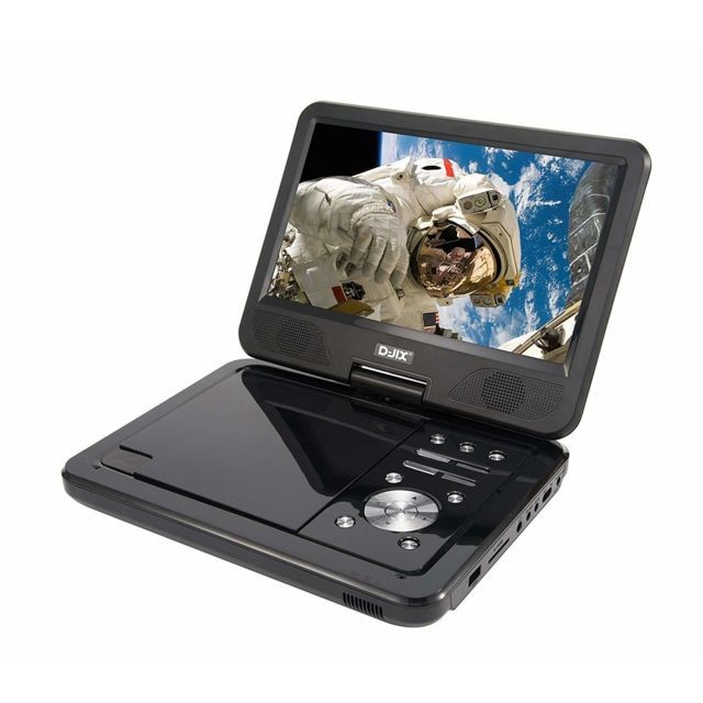 Djix - Lecteur DVD portable - PVS1006-20 - Noir - Lecteur DVD Portable