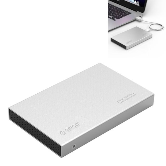Wewoo - Boîtier de disque dur en alliage d'aluminiuminterface USB3.1 Gen24 Todisque SSHD SSDalliage d'aluminium Argent - Boitier disque dur