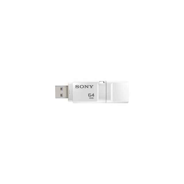 Autres accessoires smartphone Sony Sony 64 GB Micro Vault USM-X USB 3.0 -Blanc