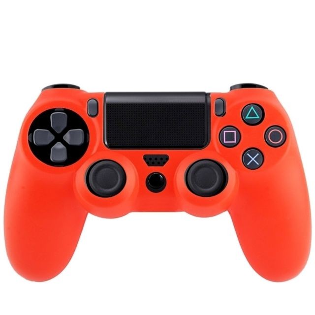 Wewoo - Pour Sony PS4 Playstation 4 rouge contrôleur de jeu Étui de protection en silicone souple Wewoo  - Jeu playstation 4