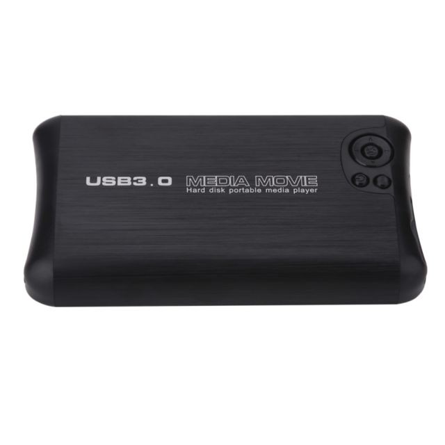 Passerelle Multimédia Passerelle multimédia Boîte de lecture vidéo sur disque HDMI 1080P USB3.0 U avec lecteur intégréprise européenne noir
