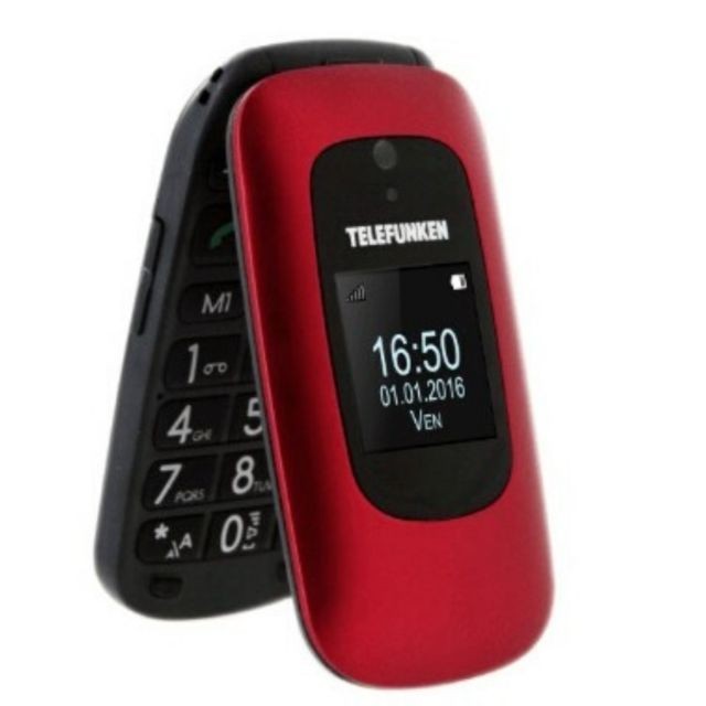 Telefunken - Téléphone Portable TM 250 IZY Telefunken, Rouge Telefunken   - Autres accessoires smartphone Telefunken