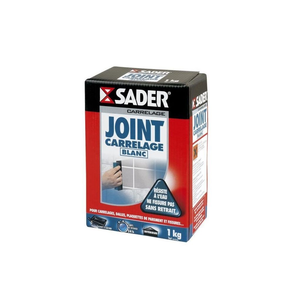 Mastic, silicone, joint Sader SADER Boîte Joint blanc Poudre - 1kg