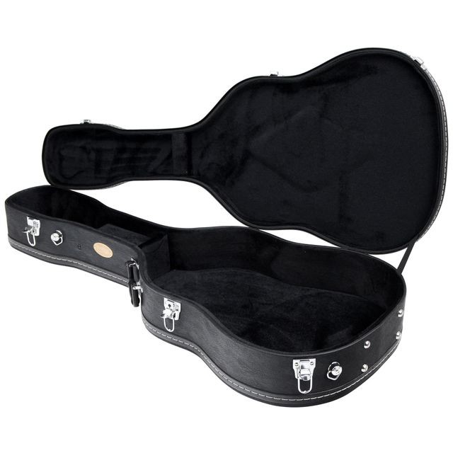 Accessoires instruments à cordes Rocktile Rocktile Coffre de luxe pour guitare folk