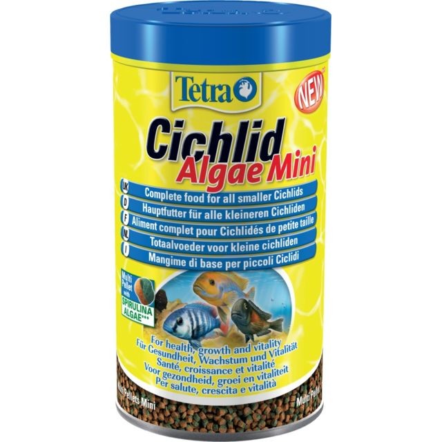 Tetra - TETRA - Tetra Cichlid Algae Mini 500 ml Tetra  - Alimentation pour poisson