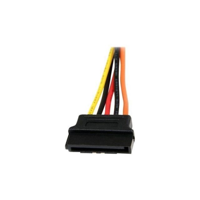 Startech - Câble repartiteur en Y d'alimentation SATA vers 2x SATA avec verrouillage - 15 cm - Câble Intégration