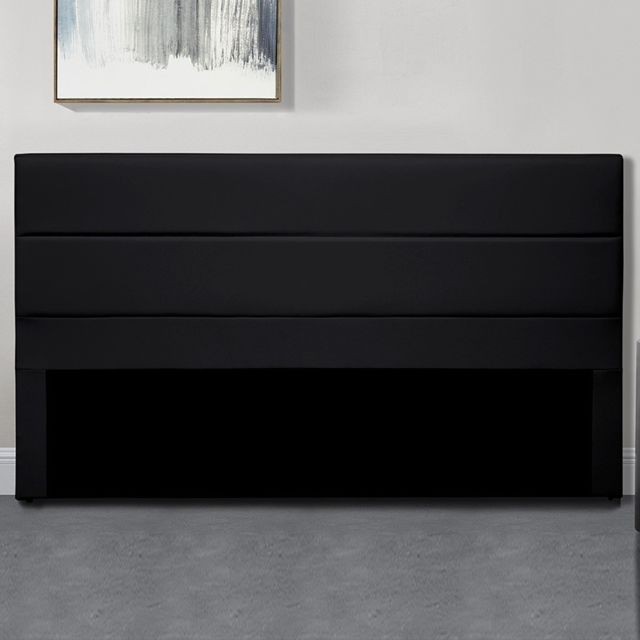Meubler Design - TÊTE DE LIT DESIGN AVA - Noir tête de lit - 140 cm - Têtes de lit