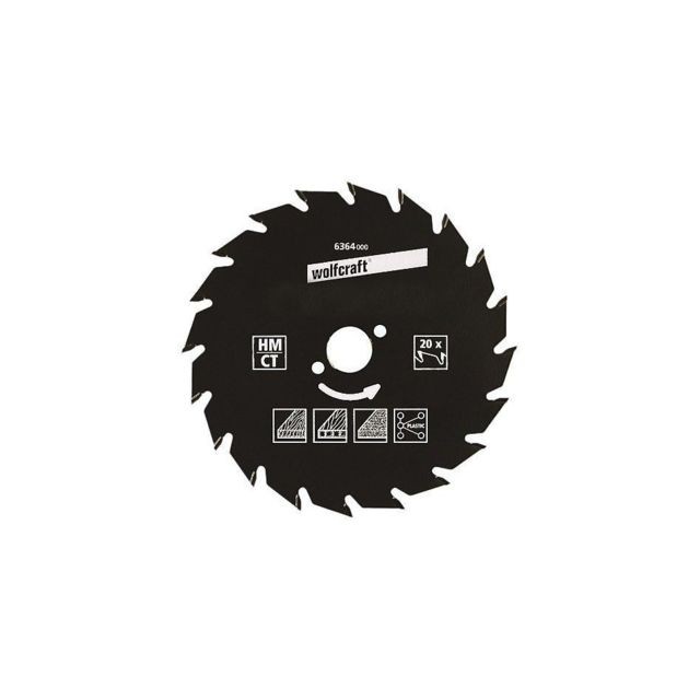 Scies multi-fonctions Wolfcraft WOLFCRAFT Lame scie circulaire CT - 20 dents - Ø 150 x 16 mm