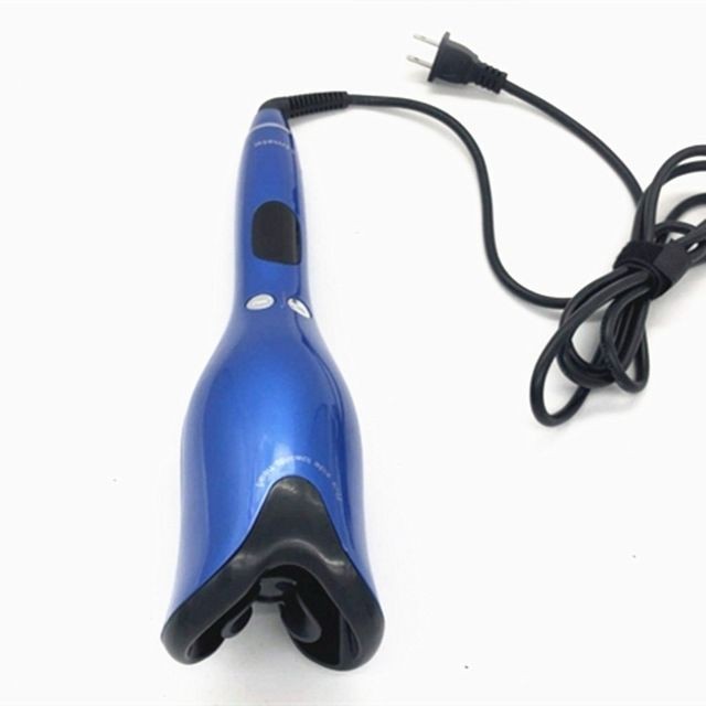 Wewoo - Fer à friser Friseur à cheveux Permanente Outils De Curling Baguette automatique curleur à air titanique, salon magiques rotatifs, prise standard: AU (bleu) Wewoo  - Lisseur