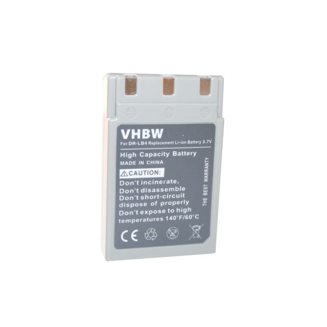 Vhbw - vhbw Li-Ion batterie 750mAh (3.7V) pour appareil photo DSLR comme Energizer ER-D650 Vhbw  - Accessoires et consommables