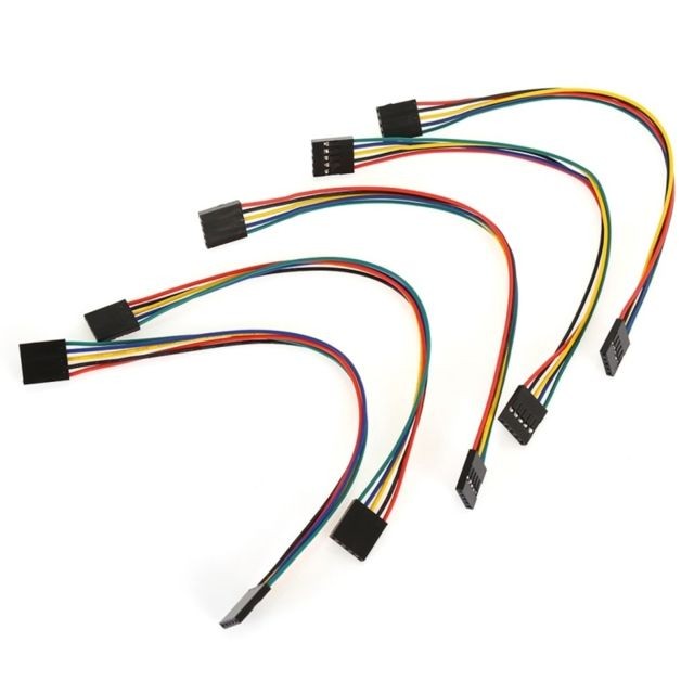 Wewoo - Composant Arduino pour 5 PCS 21cm LDTR-YJ010 5 broches câble de connexion femelle à Dupont fil - Alimentation PC
