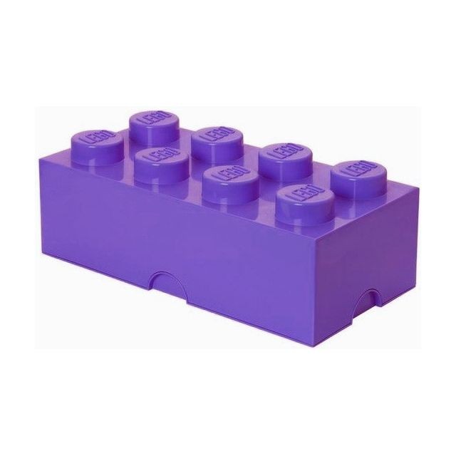 Boîte de rangement Lego Brique de rangement 8 tenons - Lilas