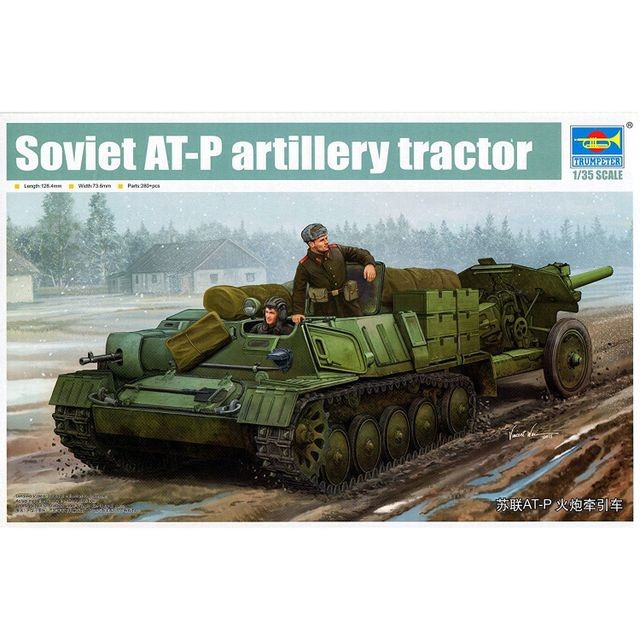 Trumpeter - Maquette tracteur d'artillerie Soviétique : AT-P Trumpeter  - Tracter