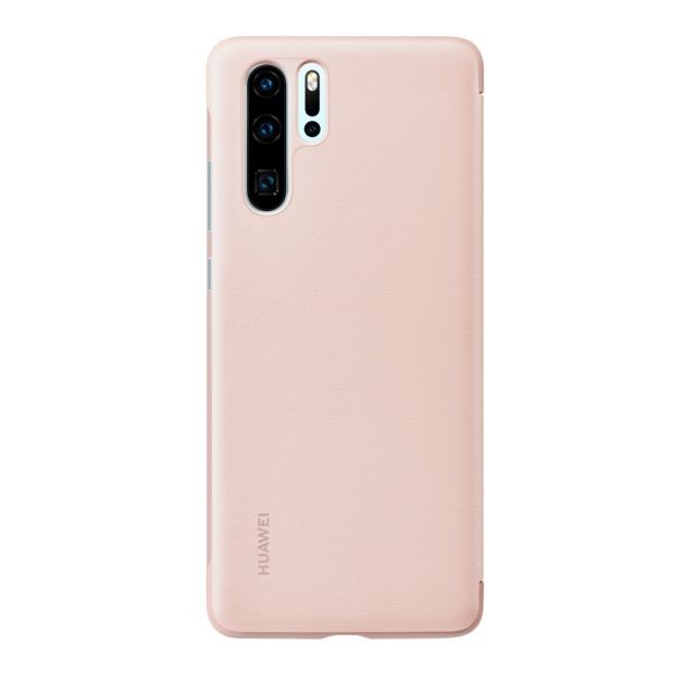 Huawei - Etui Folio P30 Pro - Rose Huawei  - Coque, étui smartphone Cuir