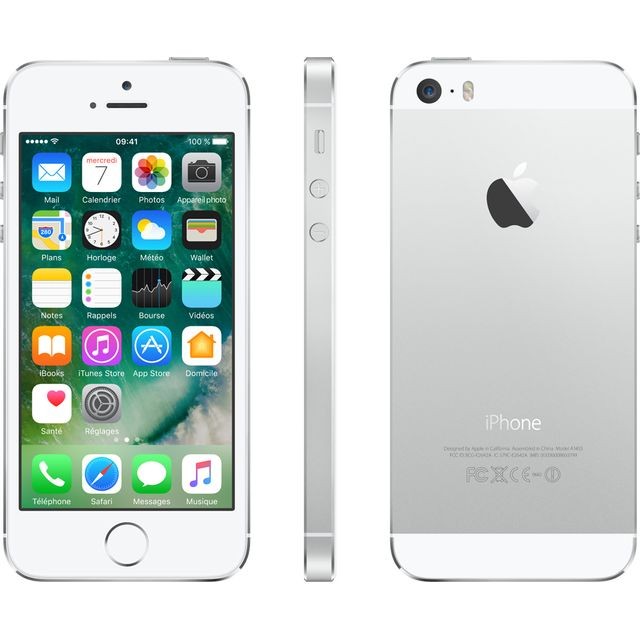 Apple - iPhone 5S - 16 Go - Argent - Reconditionné - Occasions Smartphone à moins de 100 euros