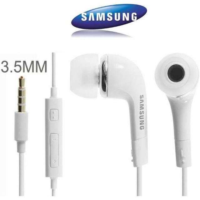 Casque Appbot Link Véritable Original Samsung Blanc EHS64AVFWE Écouteurs intra-auriculaires Kit pieton (Bulk))