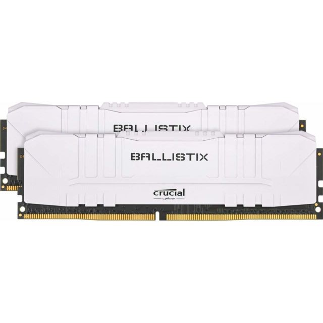 Ballistix - Ballistix White 16 Go (2 x 8 Go) DDR4 2666 MHz CL16 - RAM PC Ballistix