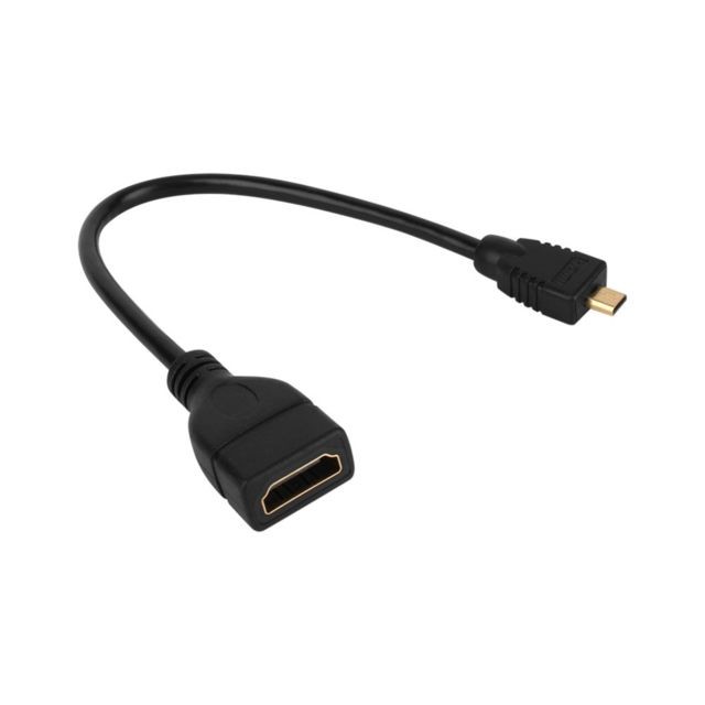 Cabling - CABLING® Micro HDMI vers HDMI, HDMI câble convertisseur 1080p, prise en charge 4 K, 3d pour appareils HD Cabling  - Câble et Connectique Cabling