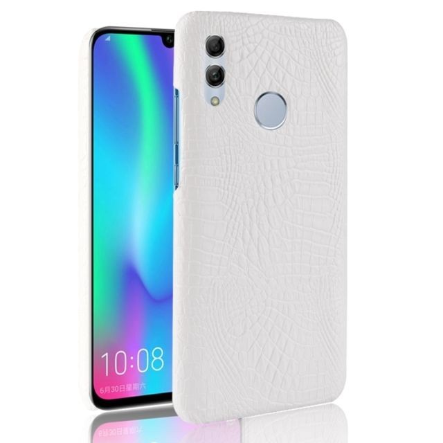 Coque, étui smartphone Wewoo Coque Crocodile antichoc Texture PC + Etui PU pour HuP Smart (2019) (Blanc)