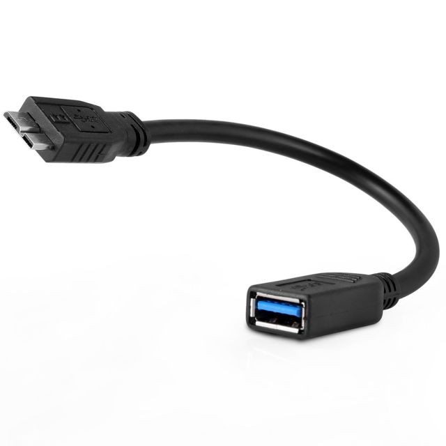 Cabling - CABLING® Câble OTG Micro USB 3.0 Mâle vers USB 3.0 Femelle (Noir) - Cable otg