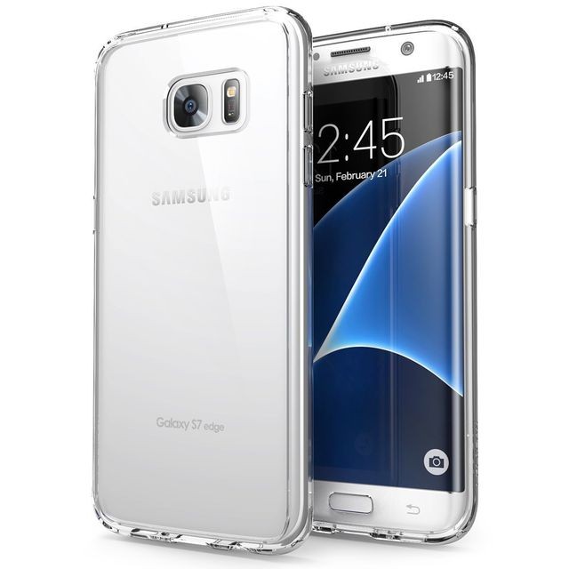 Coque, étui smartphone Cabling CABLING® Samsung Galaxy S7 Edge Étui Coque Silicone Gel Souple Ultra Fine pour Samsung Galaxy S7 Edge- TRANSPARENT