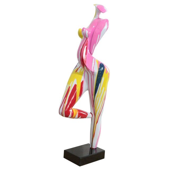 Kuateh - Figurine Féminine Kuatéh Hazel 31x19x89 cm Multicolore Kuateh  - Décoration Multicolore